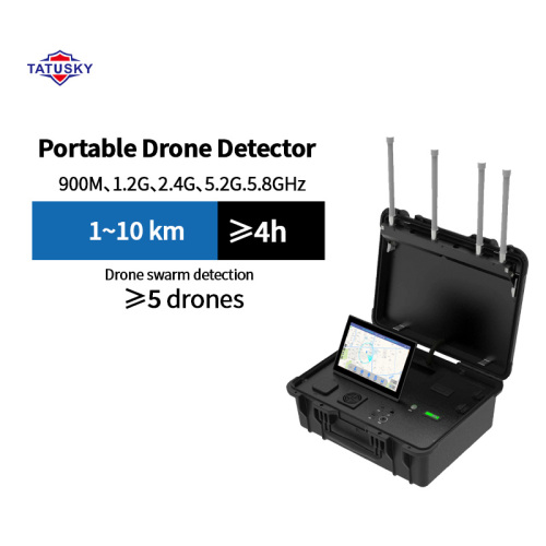10km Portable Drone Detector System | Full-Band UAV &amp; FPV Detection with Location Tracking | Anti-Drone RF Solution for Long-Range Commercial, Military, and Critical Infrastructure Defense