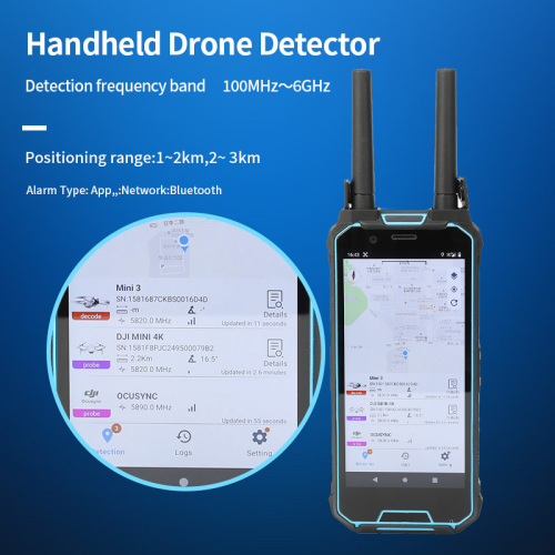 TTSKL02 100MHz～6GHz Handheld UAV Detection And Positioning Equipment
