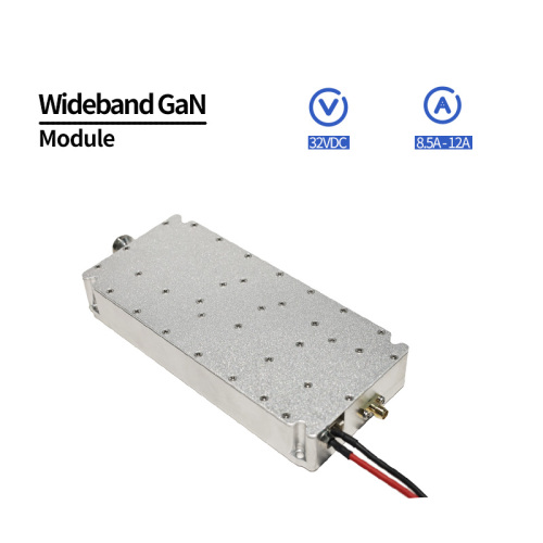 Tatusky 1500-6000MHz 100W Digital Modulation Power Amplifier Lora Module Anti-FPV Module High-Power 100W GaN Wideband Module RF Signal Booster for Communication &amp; Radar Use