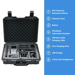 70MHz-6.2GHz 1.5KM Radius Handheld Drone Detector for DJI Autel Hubsan FPV with Spectrum Feature Identification 1.5km Drone Detection System for Anti Drone