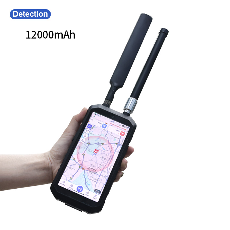 Handheld 300~6000MHz Anti-UAV Drone Detector with Remote Control Precise Positioning & Identification for DJI/Autel/FPV
