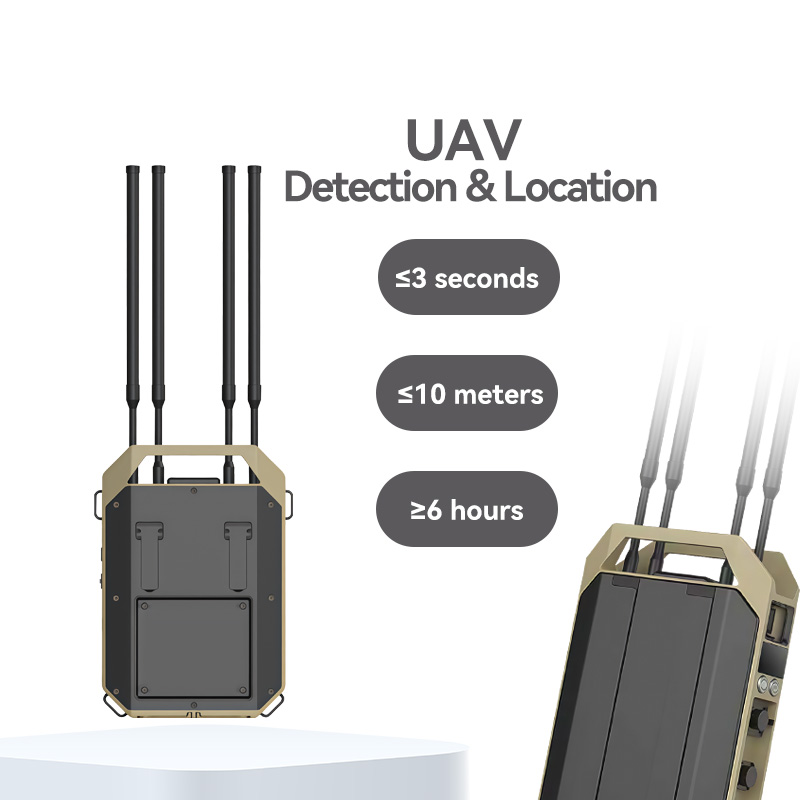 PortableDetector with 12km Long-Range Drone Detection & Decryption System for Large Event Security System