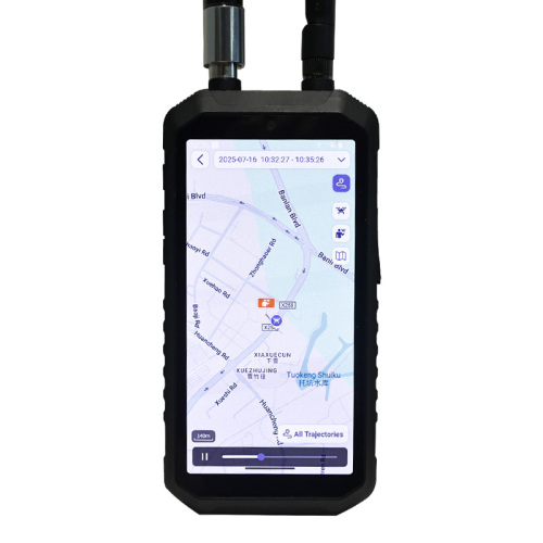 Wearable Anti-Drone Detection Device with Passive Spectrum Sensing, Precise Identification of Drone SN, Model, Speed, Altitude and Trajectory, Pilot Location Tracking and Networked Multi-Device Collaboration Capability