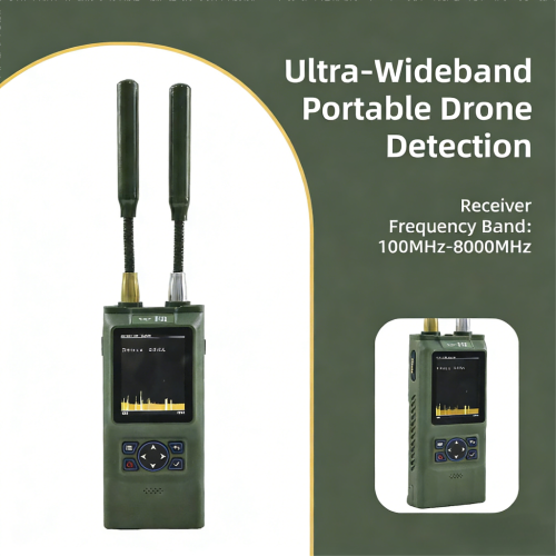 100-8000mhz drone detector anti drone system for handheld detector 100-8Ghz 8G drone detection fullband