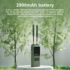 Anti Drone Detection Device 1KM Detection Range Full Range 100–8000MHz Handheld Use