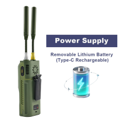 Anti Drone Detection Device 1KM Detection Range Full Range 100–8000MHz Handheld Use