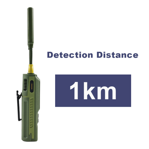 Anti Drone Detection Device 1KM Detection Range Full Range 100–8000MHz Handheld Use