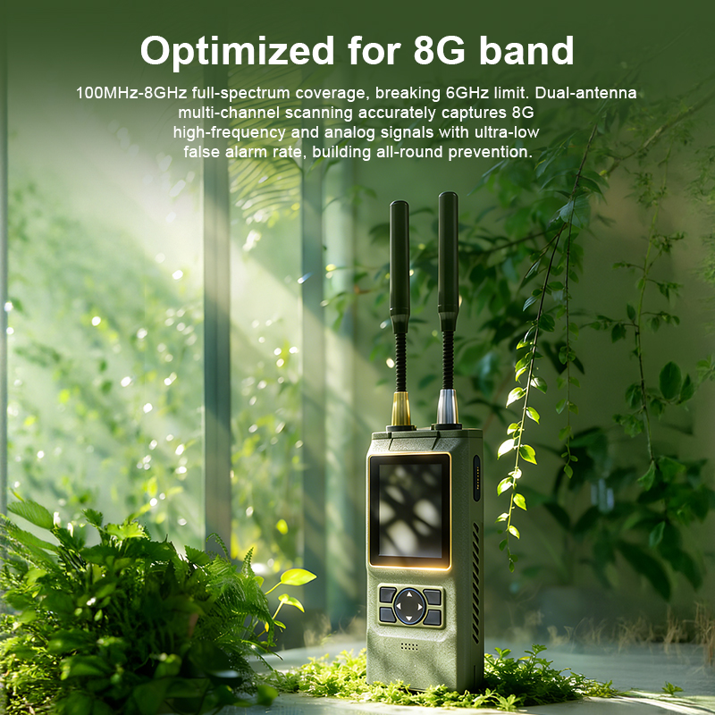 Portable UAV & FPV Detection Solution with 100MHz–8GHz Coverage, Direction Finding and Backpack Countermeasure Interface