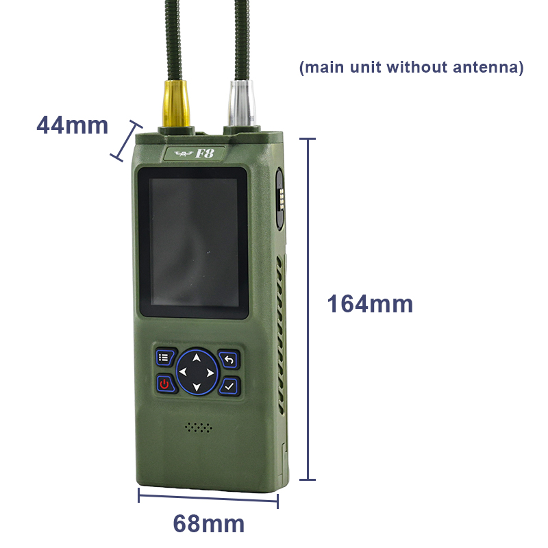 100MHz–8GHz Ultra-Wideband Portable Handheld Drone Detection System |1KM Range Detectiion for Anti Drone System
