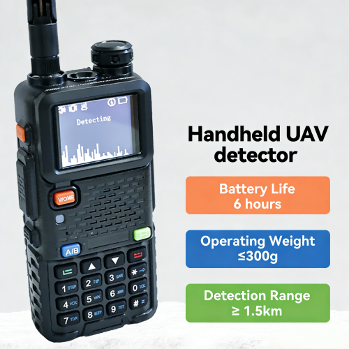 300-6200mhz Handheld Drone Detector full band drone detector Waterproof Portable TTSKW01PRO FPV Detection System Accurately Idenity Alarm System