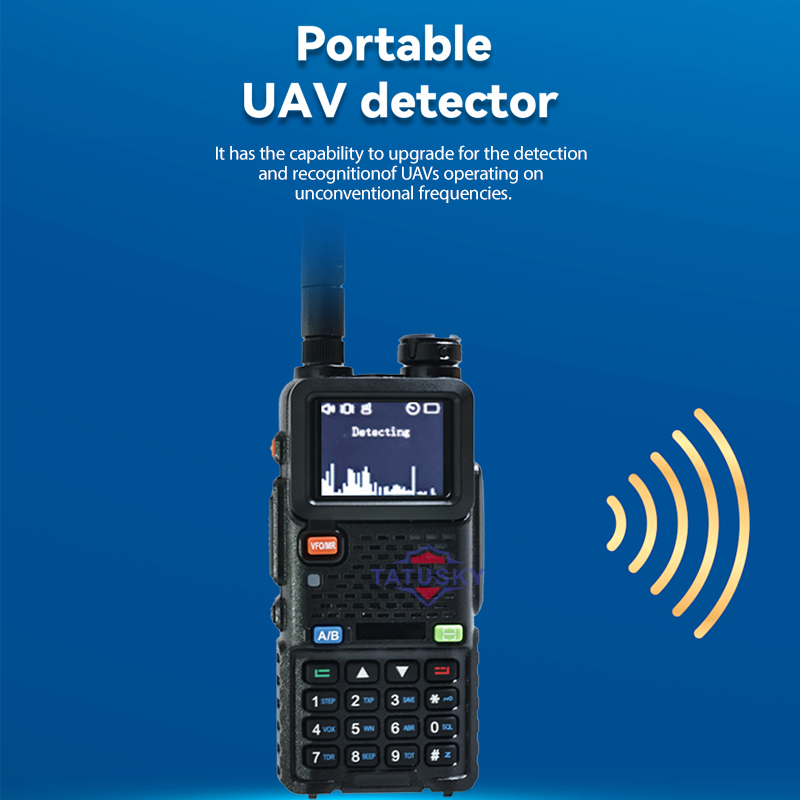 300-6200mhz Full-Band Handheld Drone Detection System UAV detector FPV/UAS Identify FPV Drones All signal FPV drone detector handheld drone detection
