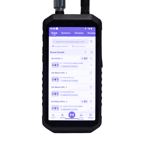 Full-Band 100–6000MHz Passive Drone Detection Device | Accurate SN Recognition, Pilot Position Navigation & Multi-Device Network Management | Compact 3km Range Solution