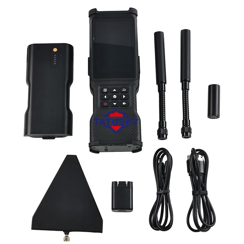 Professional Handheld Drone Detection System 70MHz–6GHz Full Spectrum 6 Hours Working Time for DJI FPV Autel