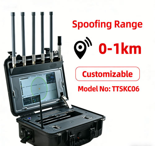 Integrated Portable Anti-Drone System with Drone Detection and Spoofing 30MHz-6GHz Counter UAV Equipment, 5km Detection Range, Rapid Deployment Portable Security Device