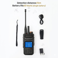 Portable RF Drone Detection Device for DJI FPV and DIY Drones Supporting OFDM and Analog Image Transmission 300MHz-6200MHz Frequency Range with High Sensitivity and Real Time Spectrum Monitoring