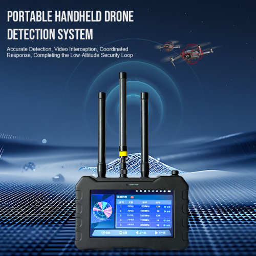 Drone detector for 70-6.2GHZ 70-6200mhz handheld drone detector for portable use anti drone system for drone security for soldier use for special field