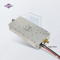 High Efficiency 100W GaN RF Power Amplifier 1500-6000MHz Wideband Module with 45dB Gain TTL Control and Robust Thermal Design for Reliable Continuous Wave RF Operation