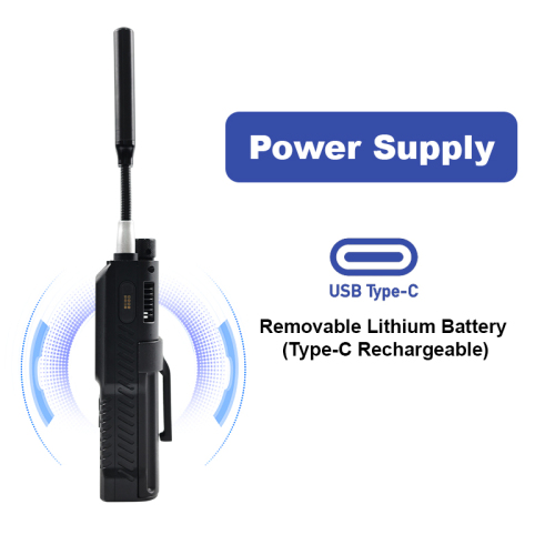 Long Range UAV Signal Scanner for Drone Surveillance and Early Warning with Analog Video Capture OFDM Detection and Audio Vibration Alerts