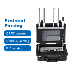 Passive Wireless Drone Detection System No Active Signal Emission High Concealment 0-5KM Standard Detection Range 1.5-3KM Non-standard Data Transmission Detection Portable Integrated Design