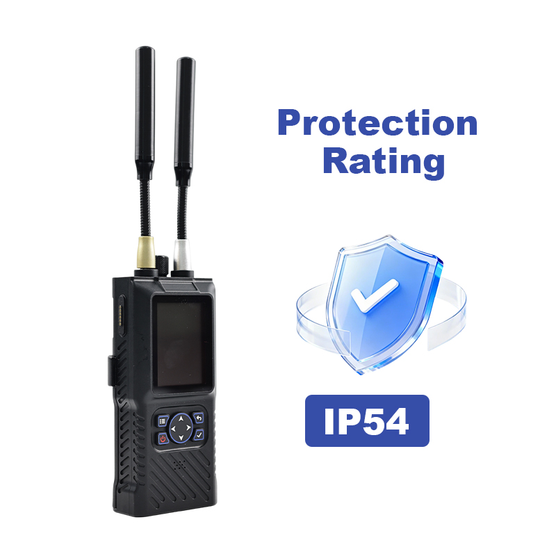 0-8GHz Full Band Drone Detector Compatible with DJI Autel Racing Drones Analog & OFDM Signal Capture Handheld Anti-UAV Scanner for Airspace Safety Management