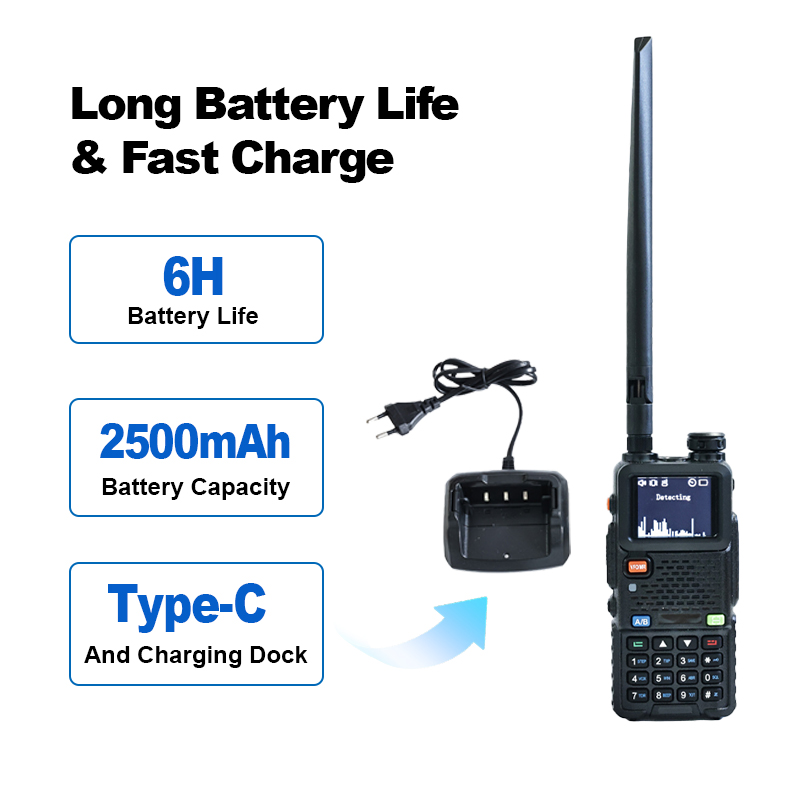 Handheld Drone Detection Equipment Long Range UAV Signal Detector 1.5km Detection for DJI Autel FPV Drone Detection and Security Patrol