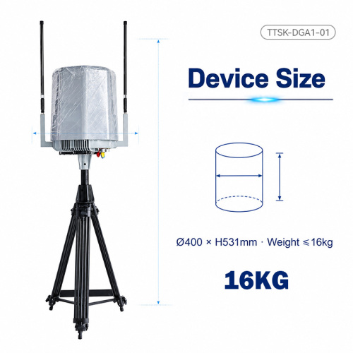 DGA1-01 10KM 70MHz-6GHZ Fixed Drone Detection and Remote ID Monitoring System