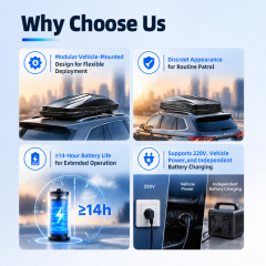 Portable Vehicle-mounted or Stationary Drone Detection and Localization Equipment Anti-drone Security Detection System