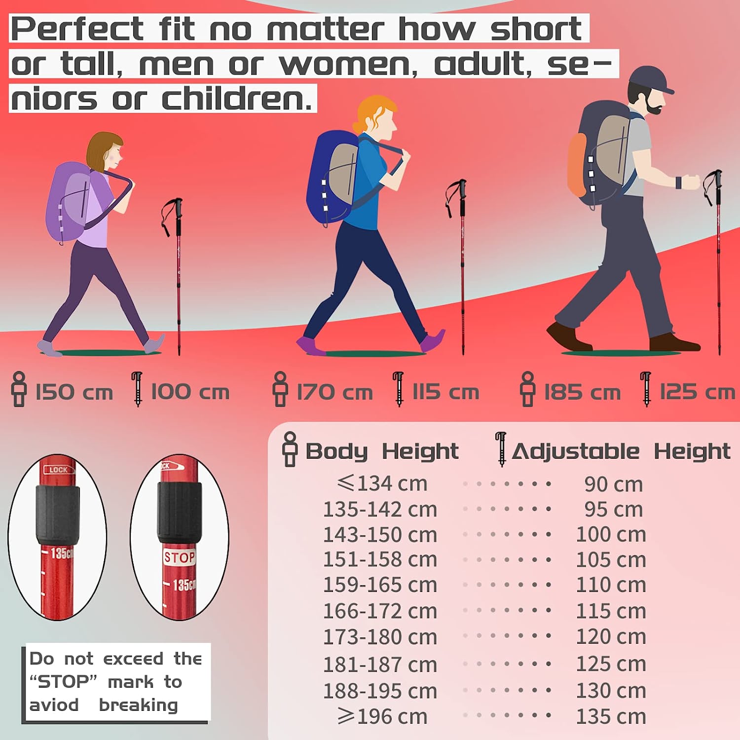 Walking Trekking Poles