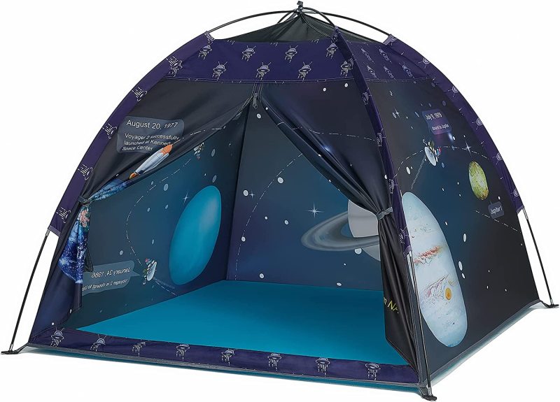 Space World Play Tent-Kids Galaxy Dome Tent Playhouse for Boys and Girls Imaginative Play-Astronaut Space for Kids Indoor and Outdoor Fun