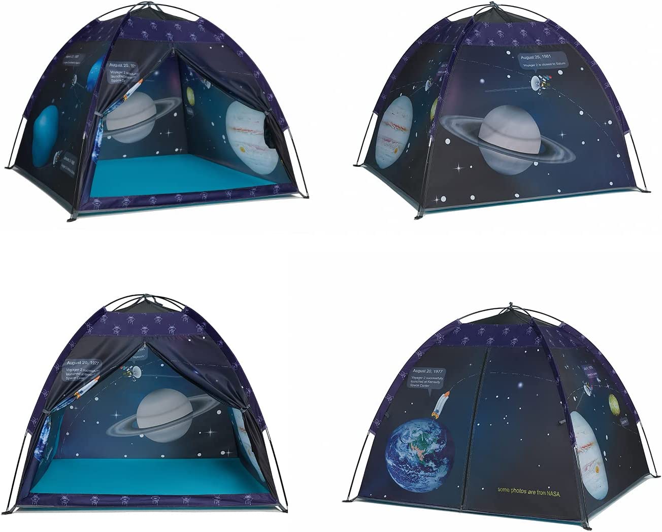 Space World Play Tent-Kids Galaxy Dome Tent Playhouse for Boys and Girls Imaginative Play-Astronaut Space for Kids Indoor and Outdoor Fun