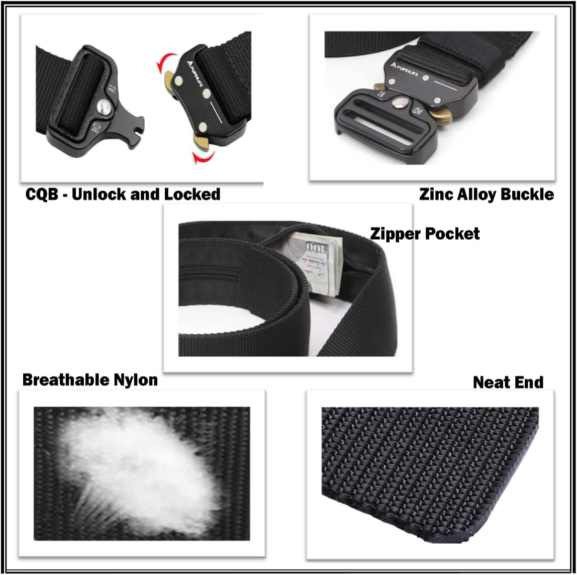 Military Tactical Style Travel Money Belts