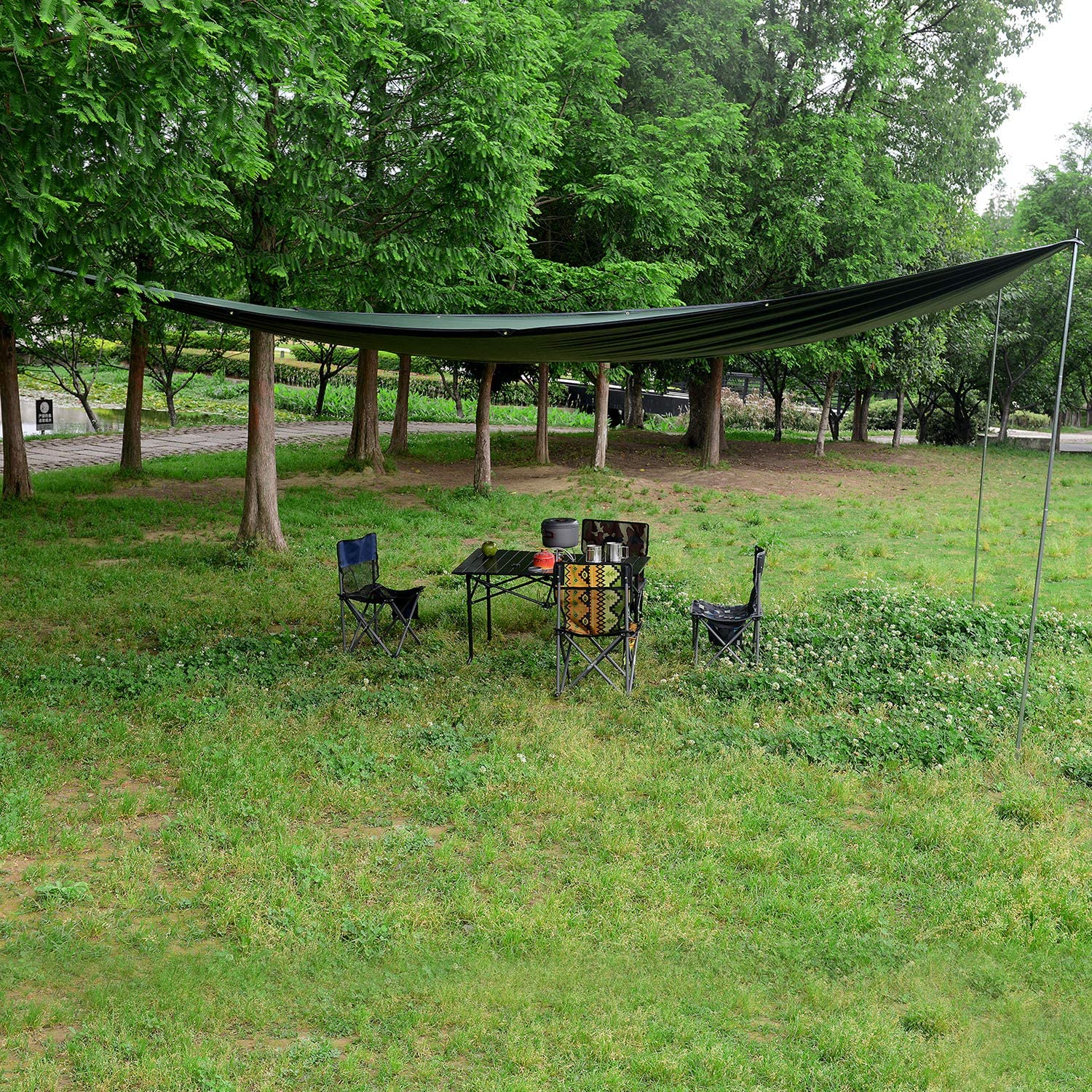 Wind Tour Portable Multifunctional Outdoor Camping Traveling Awning