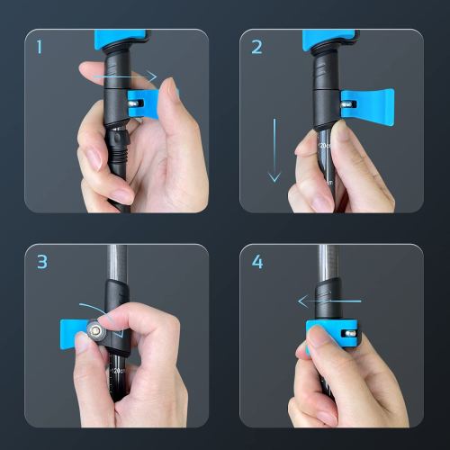 Collapsible and Telescopic Walking Sticks