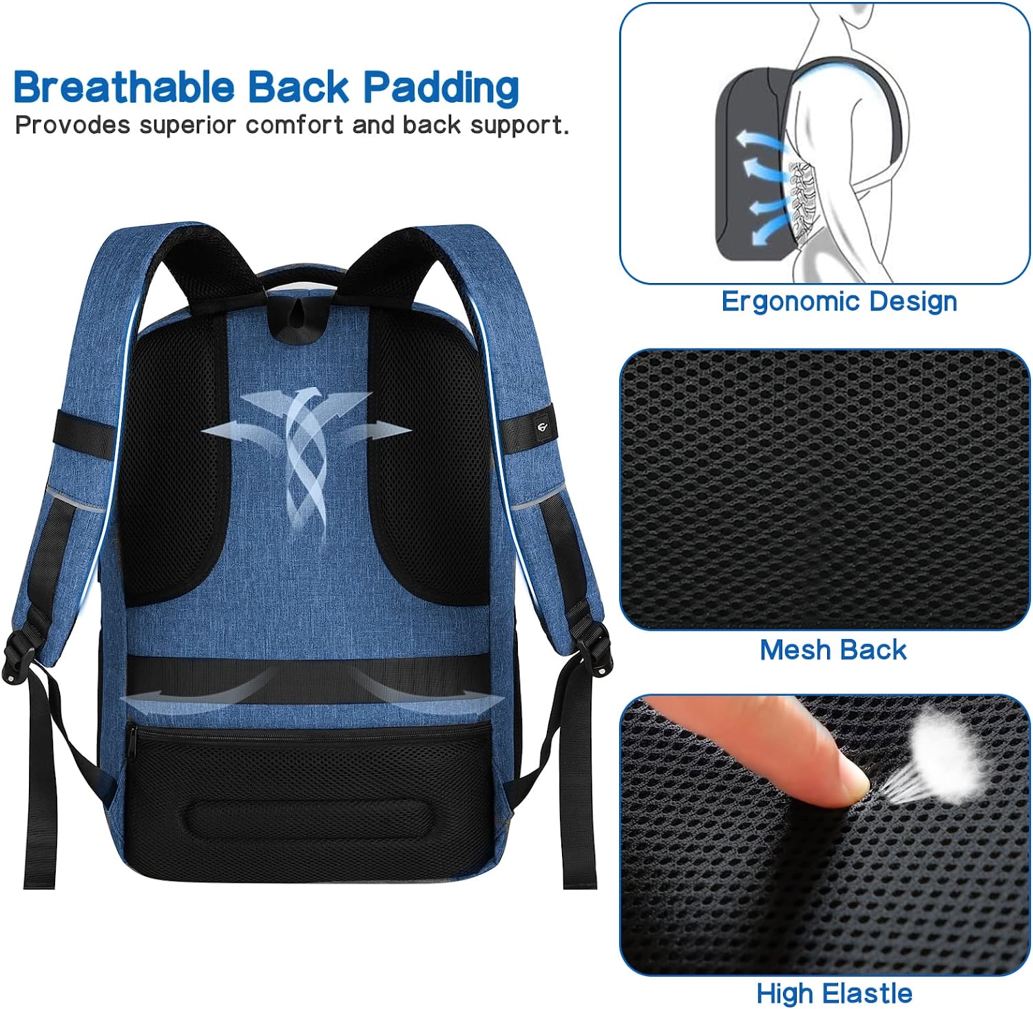 Travel Backpack for Men Women, Laptop Backpack