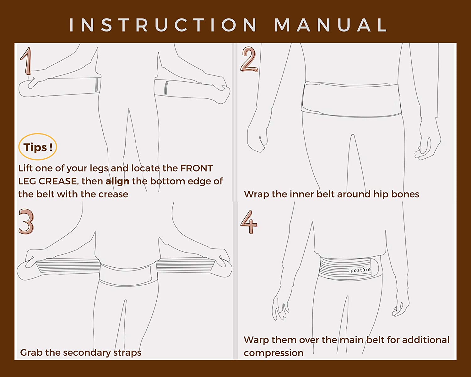 Sacroiliac Hip Belt for Women and Men