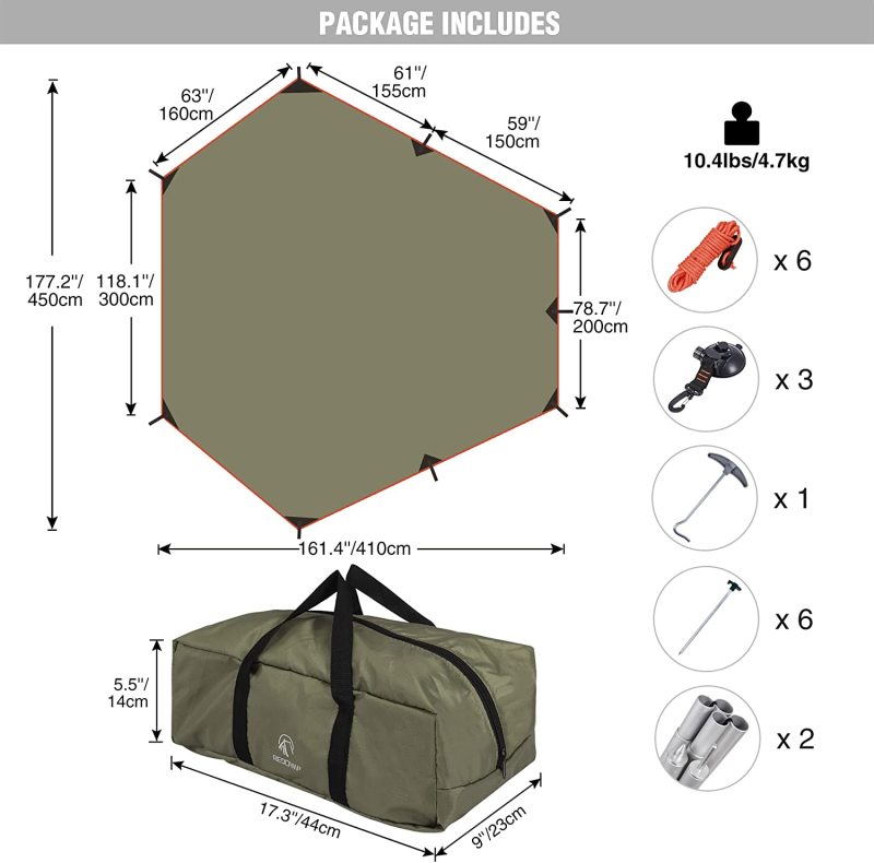 Waterproof Car Side Awning Sun Shelter