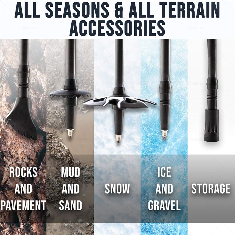 Collapsible Hiking Poles for Backpacking Gear