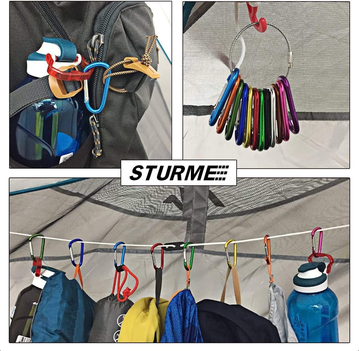 Small Carabiner Keychain Clip
