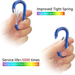 Aluminum Carabiner D Ring
