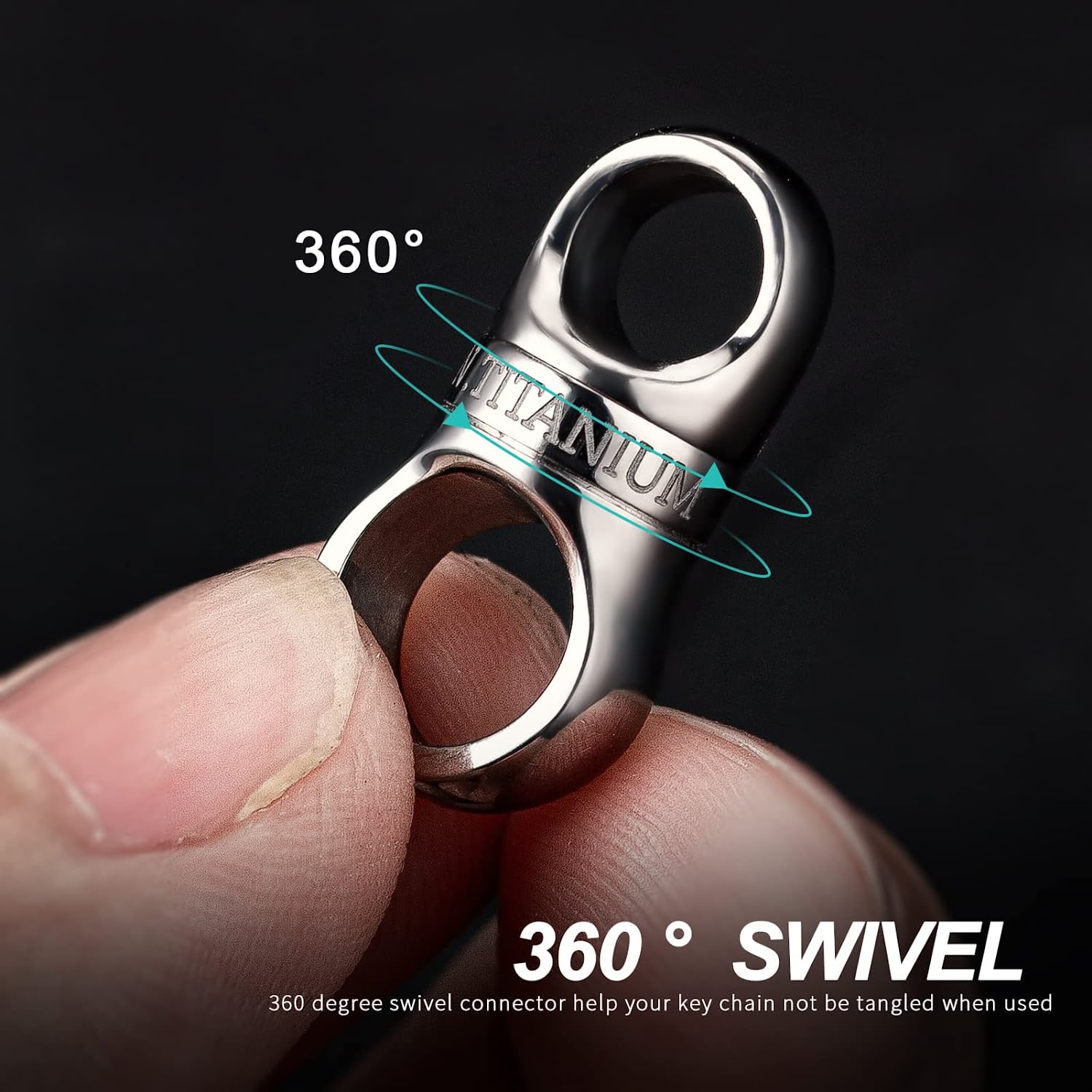 Titanium Key Ring