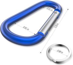 Aluminum Carabiner D Ring