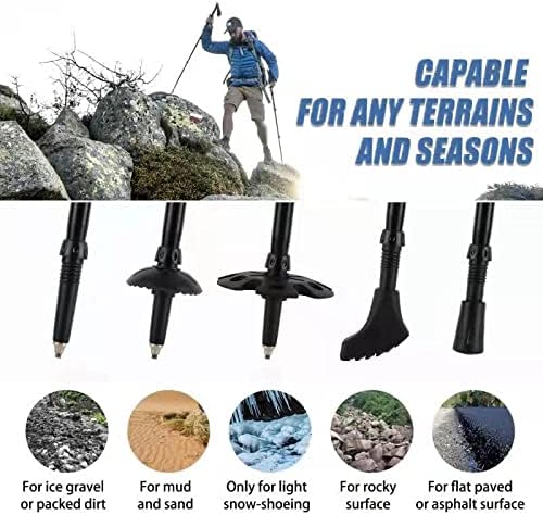 Collapsible Strong Aluminum Walking Sticks