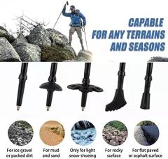 Collapsible Strong Aluminum Walking Sticks