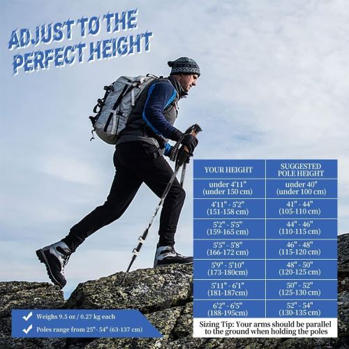 Collapsible Strong Aluminum Walking Sticks
