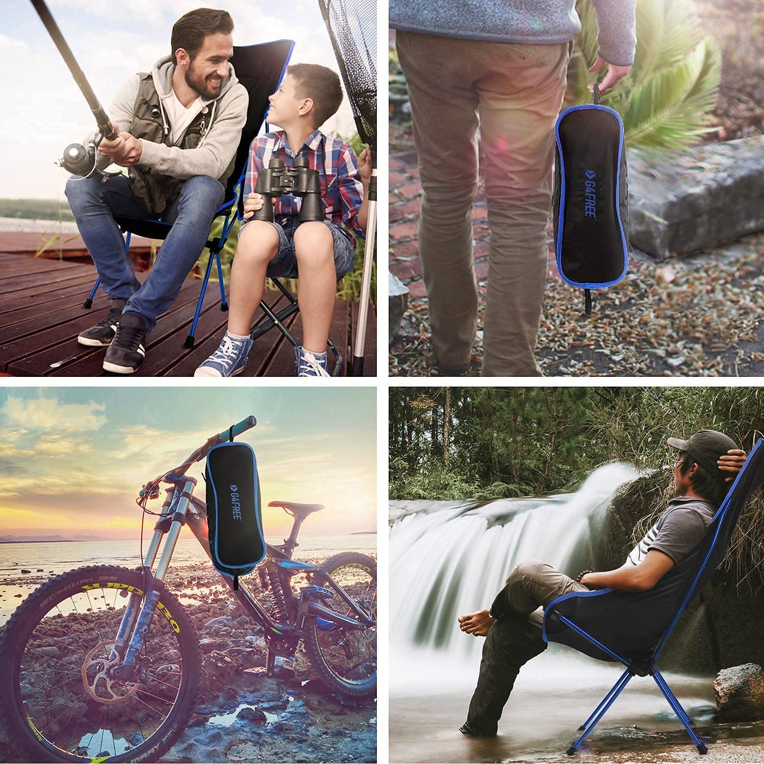 Lightweight Portable High Back Camp Chair