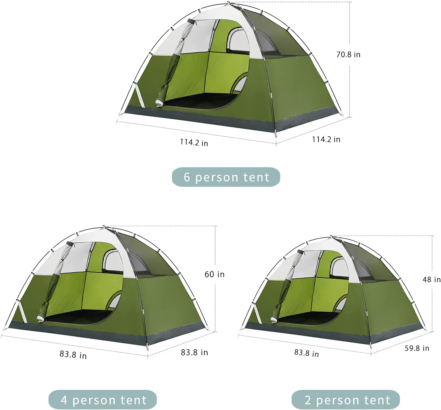 Family Tent Double Layer Outdoor Tent