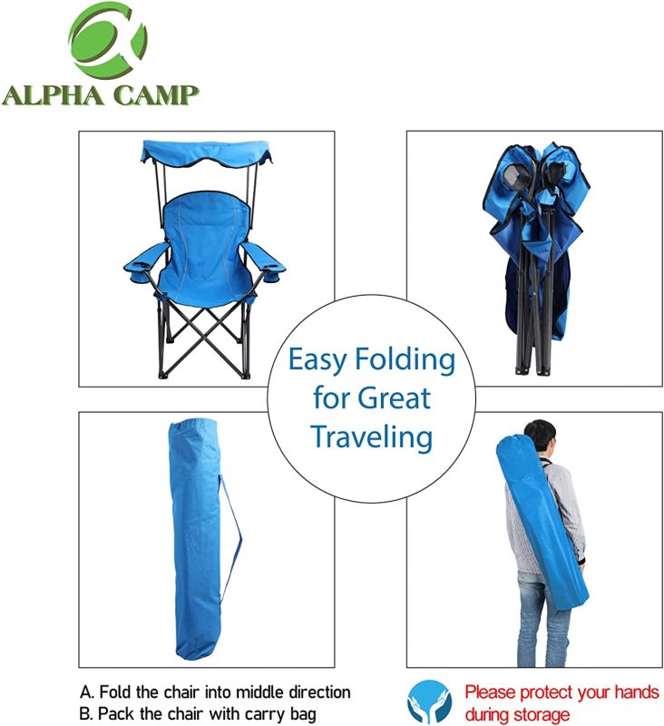 Camp Chair with Shade