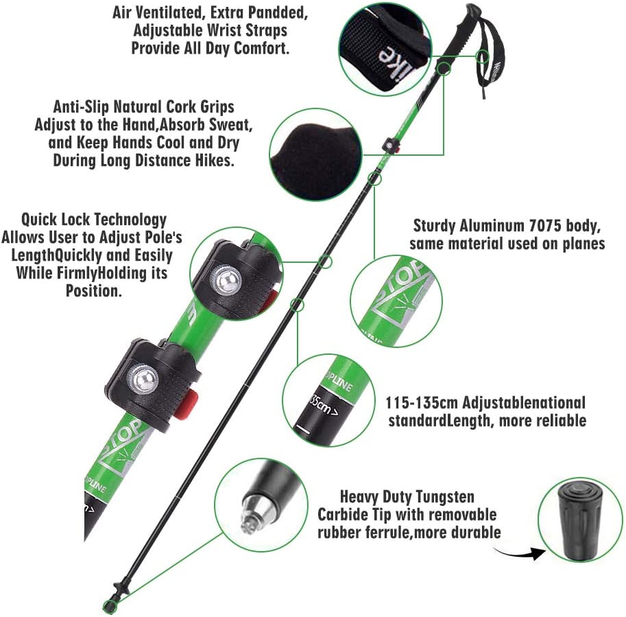 Foldable Lightweight Strong Poles