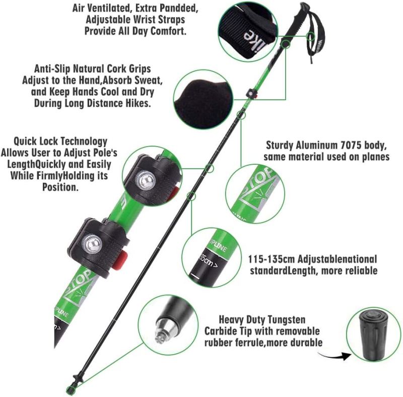 Foldable Lightweight Strong Poles