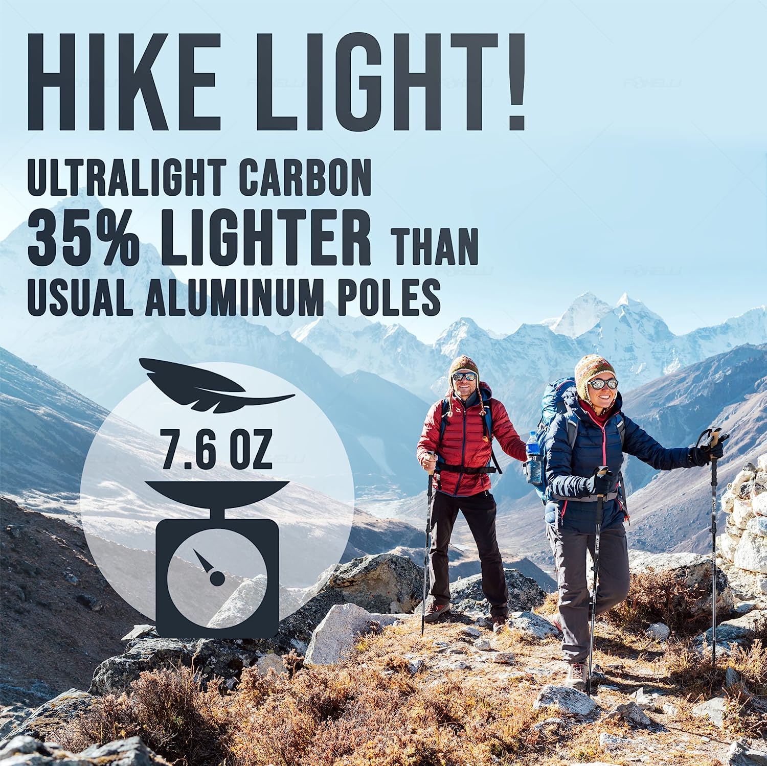 Lightweight Collapsible Hiking Poles